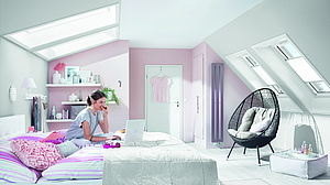 Fenêtre de toit Roto pour une chambre sous les combles