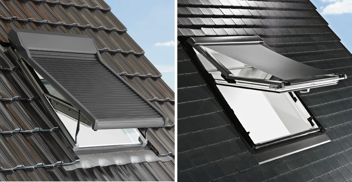 fenêtre de toit volets solaires